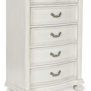 Montelaine - Antique White - Five Drawer Chest