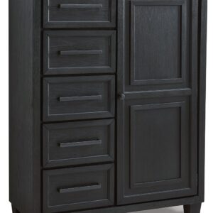 Foyland - Black / Brown - Door Chest