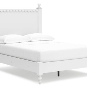Mollviney - White - Full Panel Bed