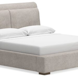 Cabalynn - Light Brown - Queen Upholstered Bed