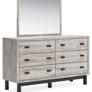 Vessalli - Gray - Dresser And Mirror