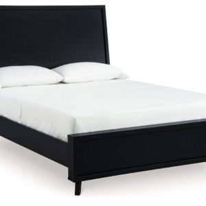 Danziar - Black - Queen Panel Bed