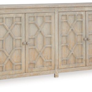 Caitrich - Distressed Blue - Accent Cabinet
