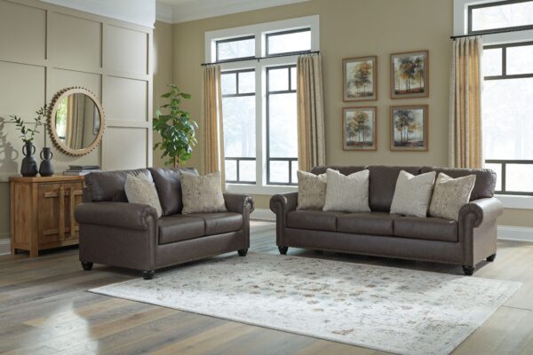 Roxmere - Umber - 2 Pc. - Sofa, Loveseat