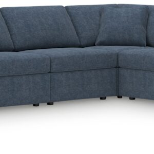 Modmax - Ink - 8-Piece Sectional With Laf Corner Chaise And Audio System Consoles