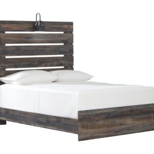 Drystan - Brown / Beige - Full Panel Bed
