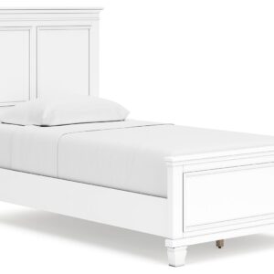 Fortman - White - Twin Panel Bed
