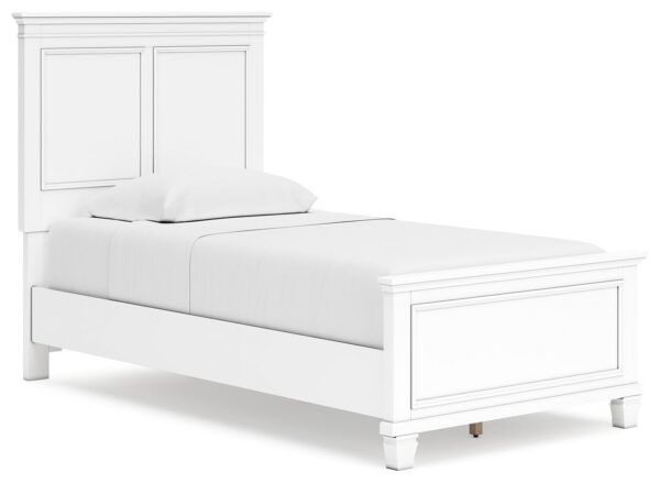 Fortman - White - Twin Panel Bed