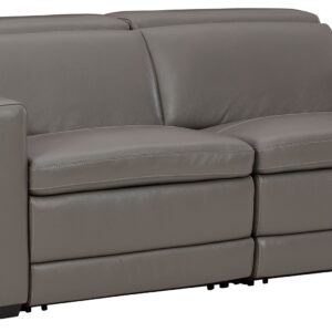 Texline - Gray - 3-Piece Power Reclining Sectional