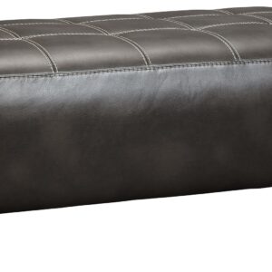 Nokomis - Charcoal - Oversized Accent Ottoman