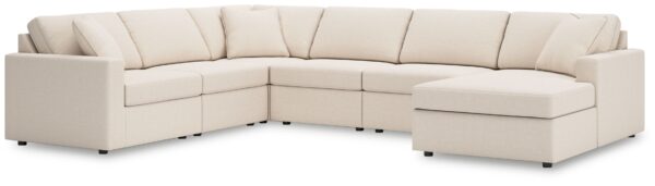 Modmax - Oyster - 6-Piece Sectional With Raf Corner Chaise