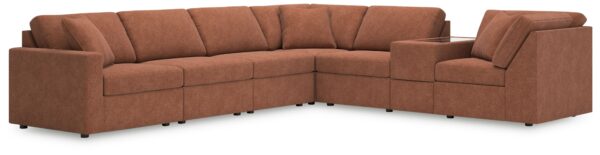 Modmax - Spice - 7-Piece Sectional With Storage Console And Raf Corner Chair