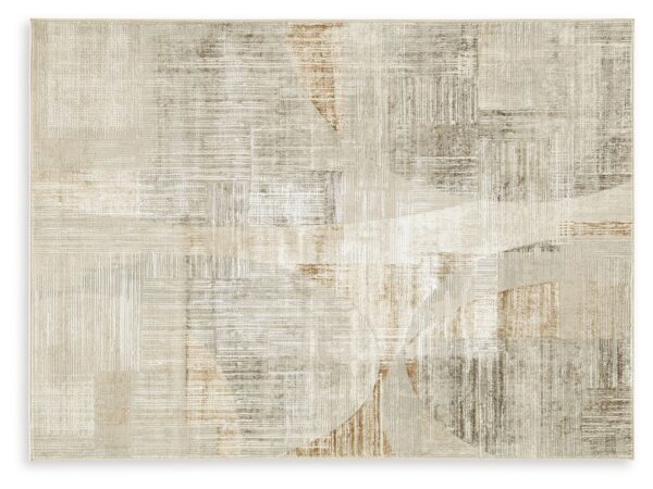 Truward - Linen / Gray / Caramel - Medium Rug