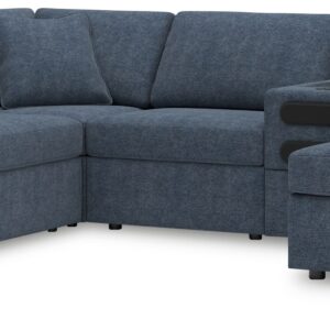 Modmax - Ink - 6-Piece Sectional With Raf Corner Chaise And Audio System Console