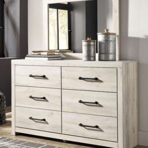 Cambeck - Whitewash - Dresser, Mirror