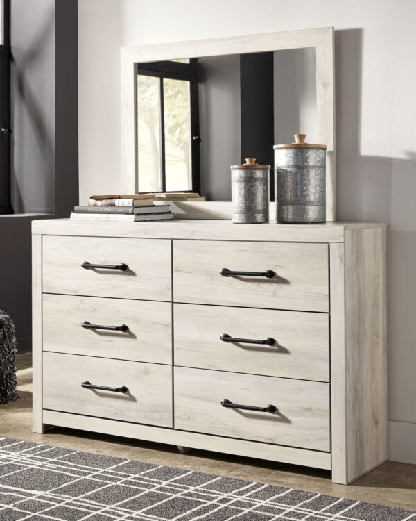 Cambeck - Whitewash - Dresser, Mirror