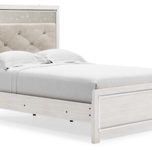 Altyra - White - Full Panel Bed