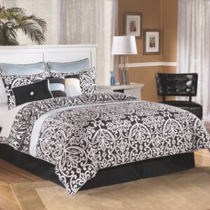 Bostwick Shoals - White - Queen Panel Headboard With Bolt On Bed Frame
