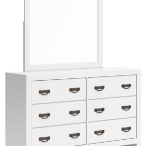 Binterglen - White - Dresser And Mirror