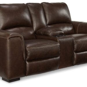 Alessandro - Walnut - PWR REC Loveseat/Con/Adj HDRST
