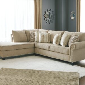 Dovemont - Putty - Left Arm Facing Corner Chaise 2 Pc Sectional