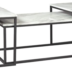 Donnesta - Gray / Black - Occasional Table Set (Set of 3)