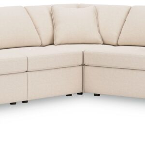Modmax - Oyster - 7-Piece Sectional With Audio System Console