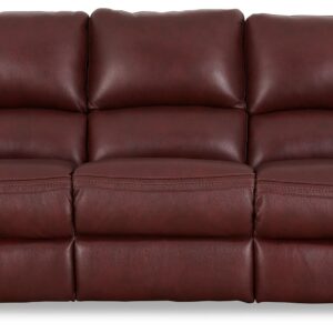 Alessandro - Garnet - PWR REC Sofa with ADJ Headrest