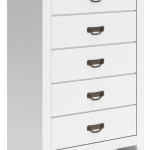 Binterglen - White - Five Drawer Chest