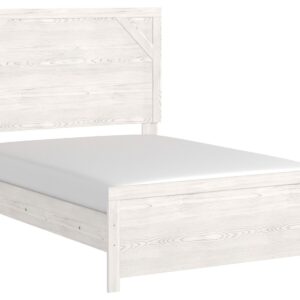Gerridan - White / Gray - Full Panel Bed