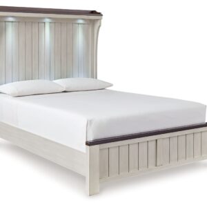 Darborn - Gray / Brown - Queen Panel Bed