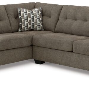 Mahoney - Chocolate - 2-Piece Sleeper Sectional With Laf Corner Chaise