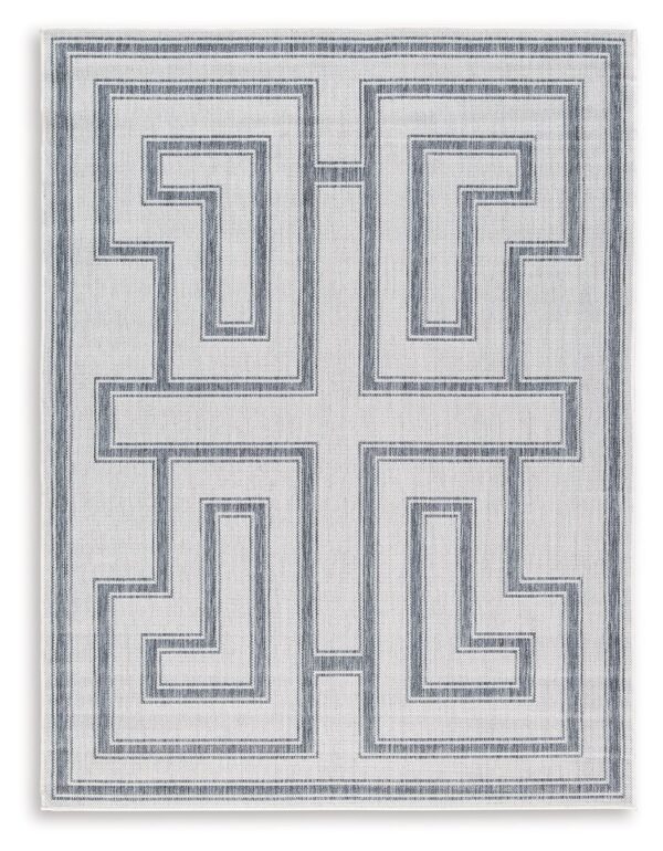 Matinwood - Ivory / Charcoal - Medium Rug