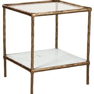 Ryandale - Antique Brass Finish - Accent Table