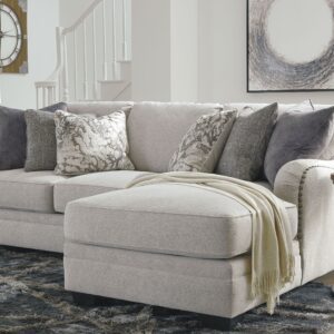 Dellara - Chalk - Right Arm Facing Corner Chaise 2 Pc Sectional