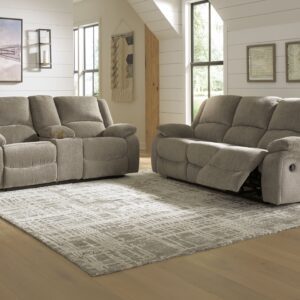 Draycoll - Light Gray - 2 Pc. - Reclining Sofa, Loveseat