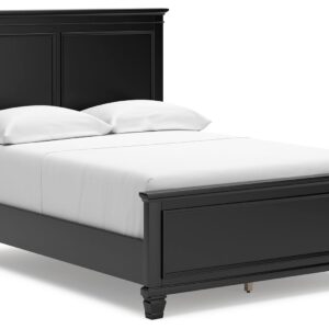 Lanolee - Black - Full Panel Bed