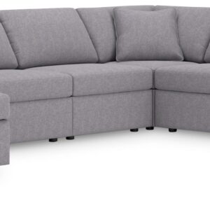 Modmax - Granite - 8-Piece Sectional With Audio System Console And Laf Corner Chaise