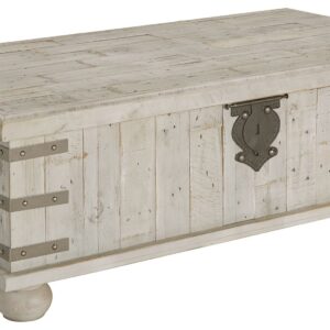 Carynhurst - White Wash Gray - Lift Top Cocktail Table