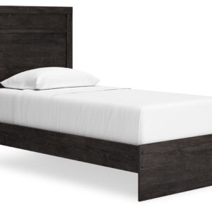 Belachime - Black - Twin Panel Bed