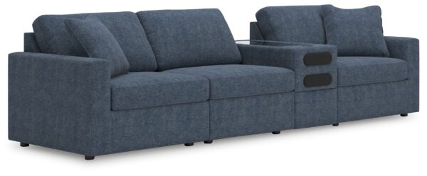 Modmax - Ink - 4-Piece Sectional With Audio System Console