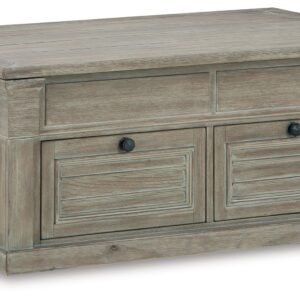 Moreshire - Bisque - Lift Top Cocktail Table