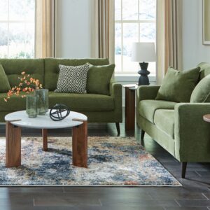 Bixler - Olive - 2 Pc. - Sofa, Loveseat