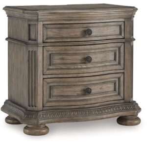 Ardenfield - Light Brown - Three Drawer Night Stand