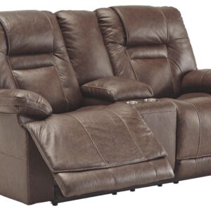 Wurstrow - Umber - PWR REC Loveseat/Con/Adj HDRST