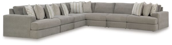 Avaliyah - Ash - 7-Piece Sectional