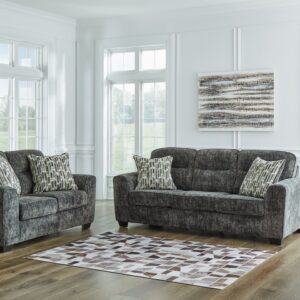 Lonoke - Gunmetal - 2 Pc. - Sofa, Loveseat