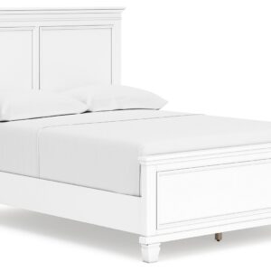 Fortman - White - Full Panel Bed
