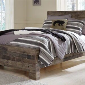 Derekson - Multi Gray - Full Panel Bed