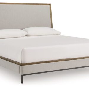 Tomtyn - Light Brown - Queen Upholstered Bed